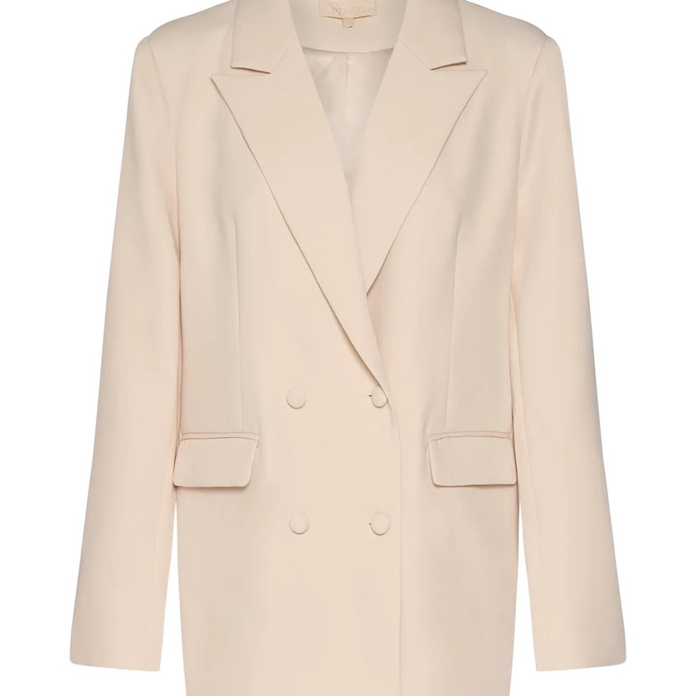 MESHKI MADISON Oversized Blazer - Cream